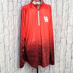 COLOSSEUM‎ 1/2 zip University of Houston Cougars Jersey XXL